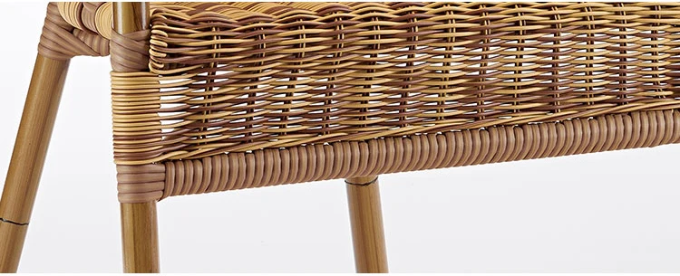 Wholesale Custom Made Rattan Wicker Outdoor Garden Chair With Arm