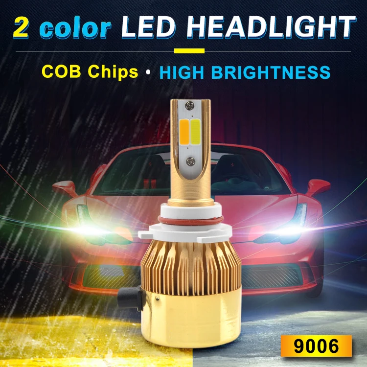 C6 H4 H7 H11 9005 Led Headlight Bulb Factory Price Custom 36w 3800lm