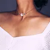 Brief National Wind Shell Necklaces, female Personality, handmade neck chain with Colored Rice beads