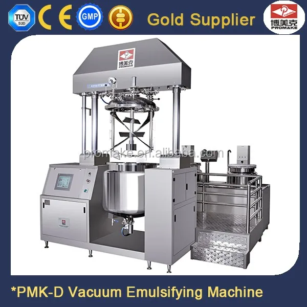 Automatic Vacuum Homogenizer Emulsifying Machine For 1000l Cosmetic