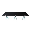 Wholesale outdoor Ultralight Portable foldable camping bed Aluminium higher folding bed