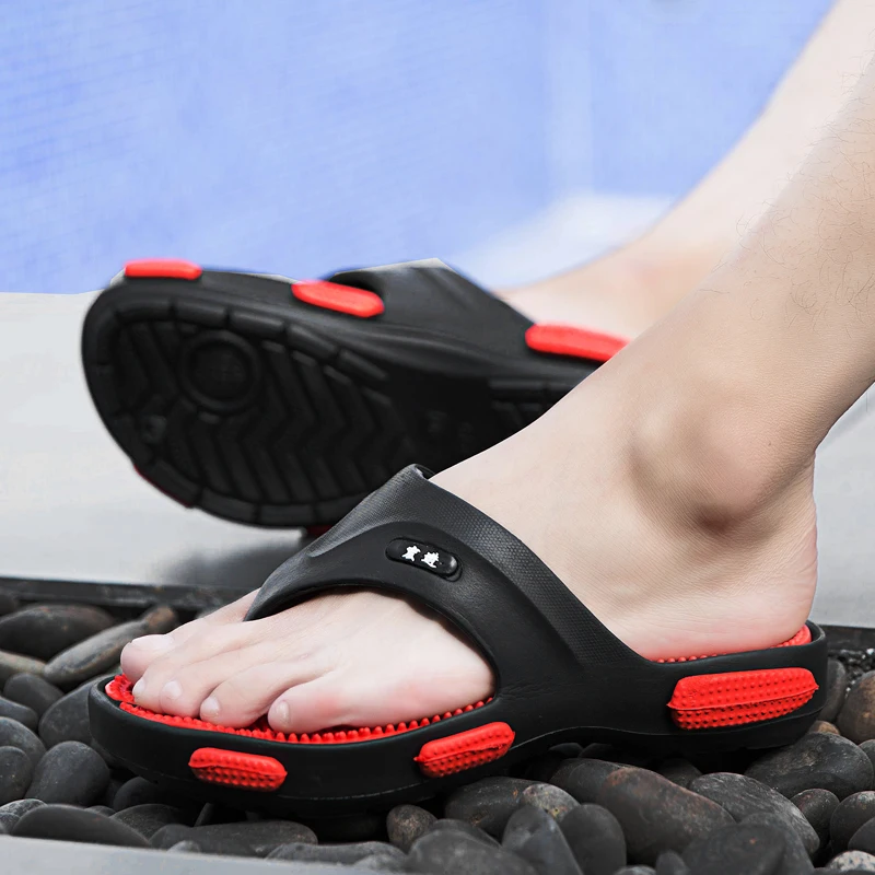 women summer outdoor light OEM PU flip-flops
