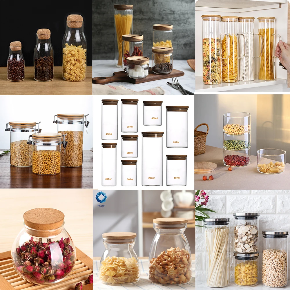 Image result for glass pantry jars collage