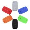 Silicone Car Auto Key Cover Case Car Keychain For Remote Control For Volkswagen VW Series