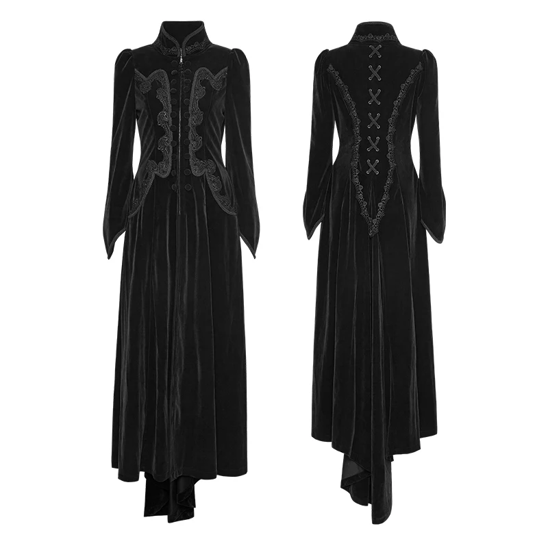 Y-776  Gothic Dress PUNK RAVE Palace  Long Dress Women