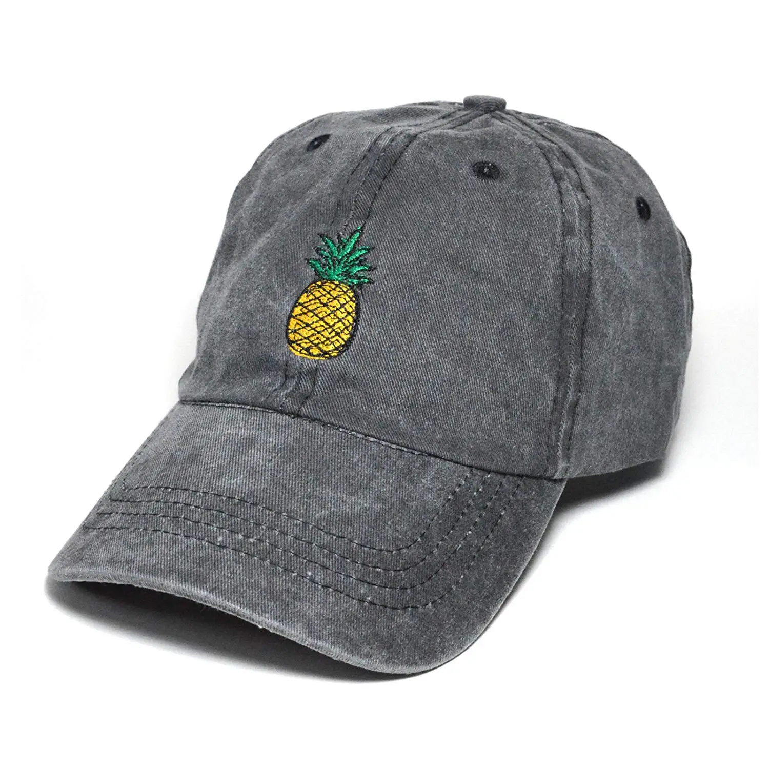 Pineapple Hat Baseball Cap Polo Style Cotton Unconstructed Hats caps Multi Colors