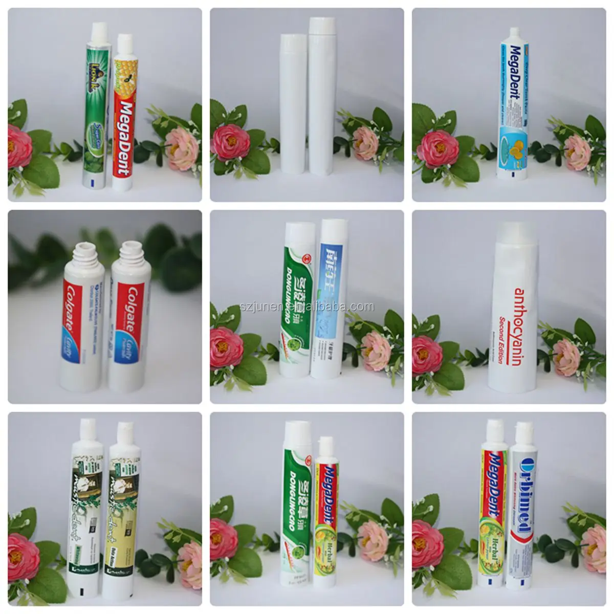 2018 Arrived Package Tube Wholesale Price Toothpaste Tube Laminated Empty Cosmetic Containers