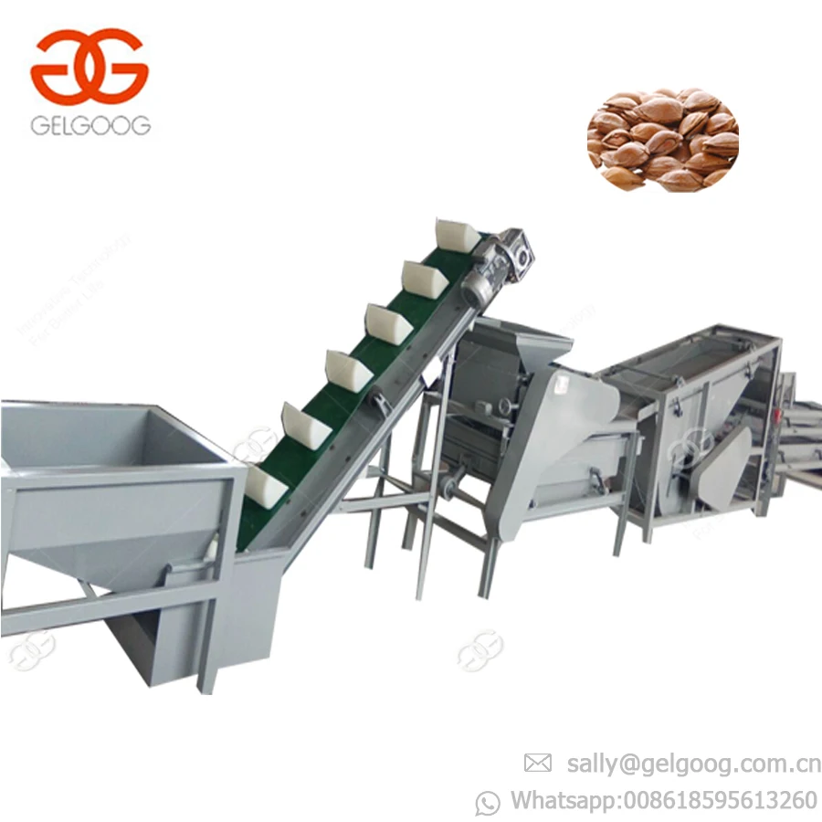 Automatic Three Layer Hazelnut Shelling Apricot Palm Kernel Nut Cracker