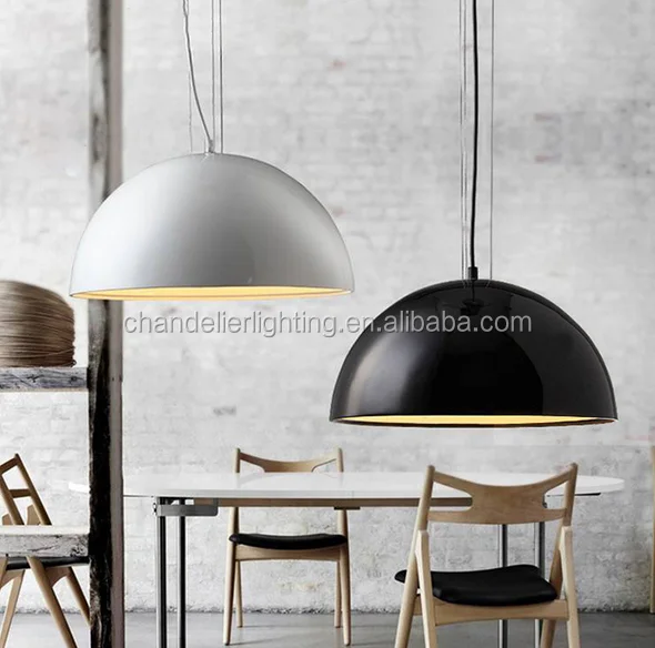 New Nordic Black White Sky Garden Creative Resin Pendant Lamp New Nordic Black White Sky Garden