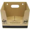 Kraft and corrugated paper document box file folder