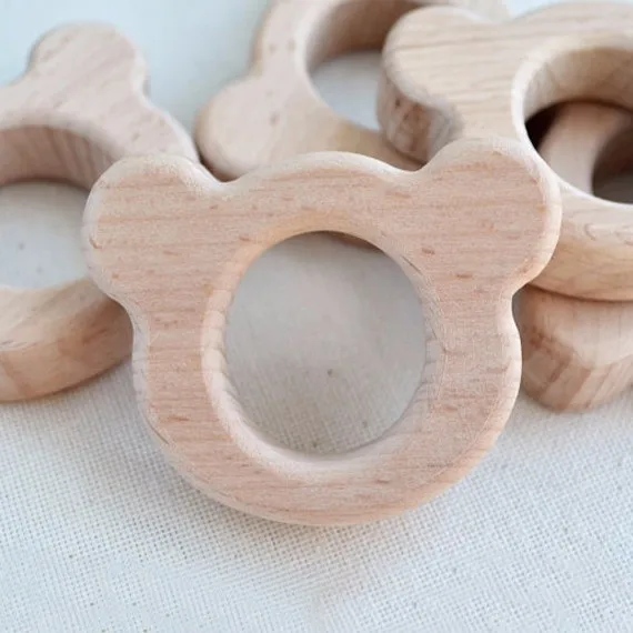 organic wooden teethers