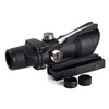 Real Green Fiber acog Scope Rifle scope Green Optical Illumination Source Acog 4x32
