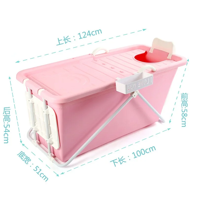 Beautiful and comfortable design Good quality foldable plastic Cheap prices PP Plastic Portable Bathtub for Adults