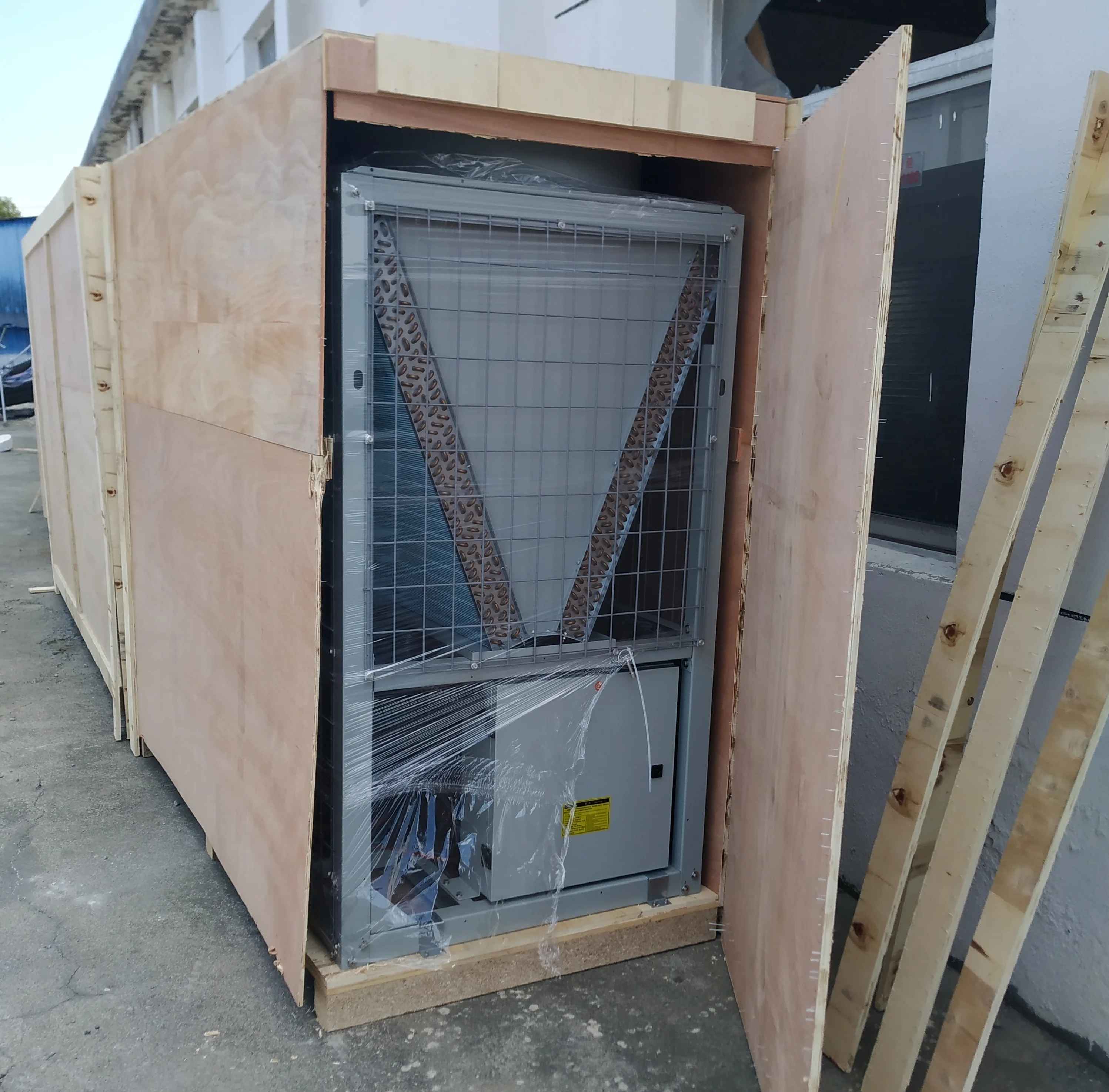 clean room iso8 hvac air duct system with dehumidification and