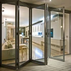 أبواب داخلية قابلة للطي من الأجهزة الألمانية/أبواب أفقية ثنائية قابلة للطي/أبواب داخلية قابلة للطي عازلة للصوت