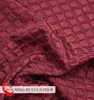 Red Polyester Knitted Shoe Upper Fabric Velvet