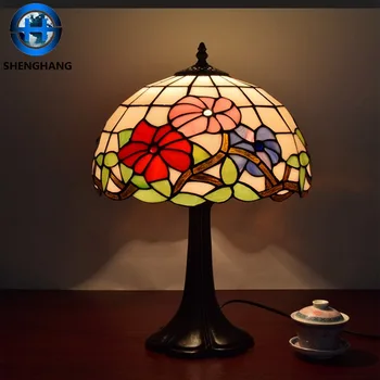 cordless tiffany table lamp