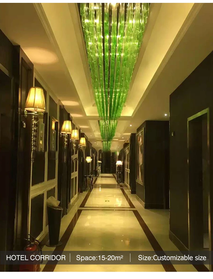 Custom modern Indoor Decorative lobby chandelier pendant lighting