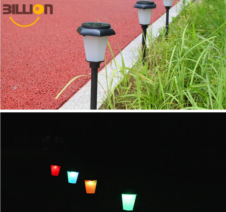 Bright Miniature Hexagonal Lamp Solar Energy Garden Light