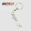 PinsBack hot selling metal 1.5" hard silver plated-customized shape car key holder keychain