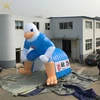 Customizable mascot inflatable eagle tunnel for sport game event
