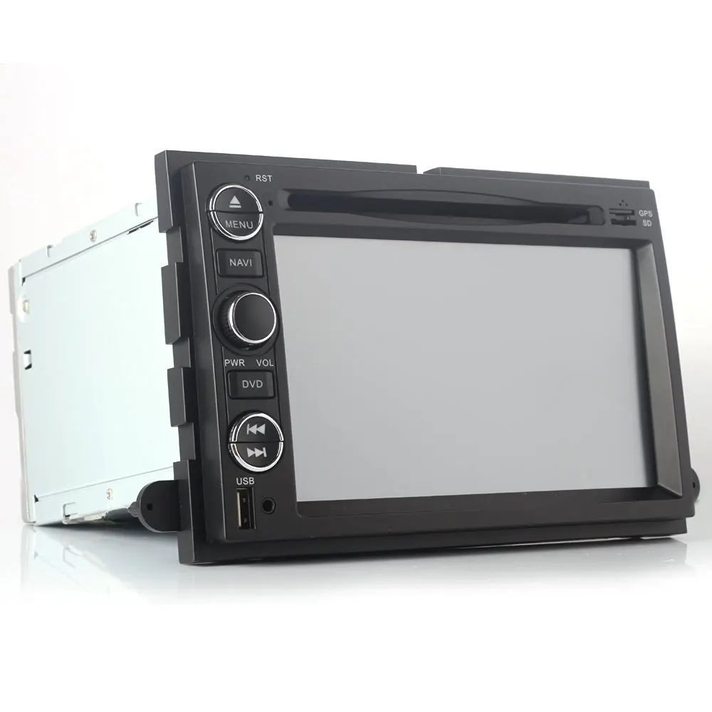 Indash Car Stereo Radio Head Unit GPS Navigation DVD Player for Ford Fusion/Explorer/Expedition/F150/EDGE w/ Bluetooth/SD/USB/FM/AM Radio/Steering Wheel Control/AV-IN/Free Map
