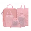 Wholesale Clear 5 Set Packing Cubes