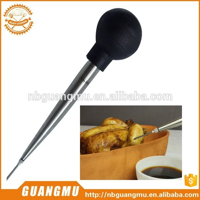 Turkey Baster, Heat Resistant with Rubber Bulb_5