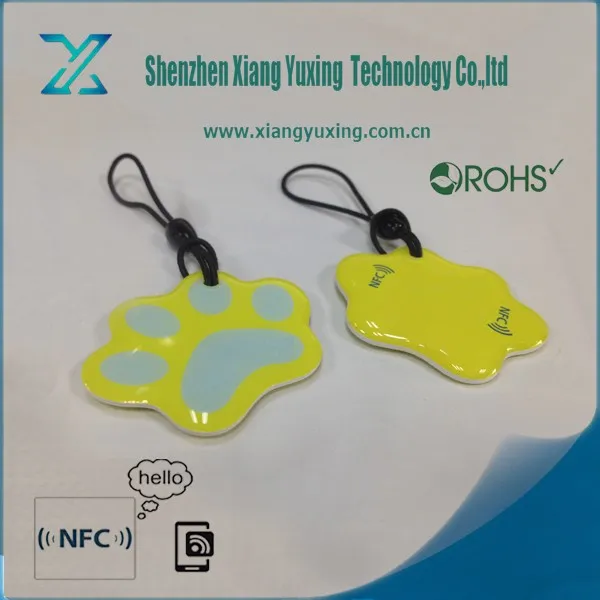 Customized Smart Nfc Qr Code Dog Id Tag Antilost Pet Id Tracking Tag