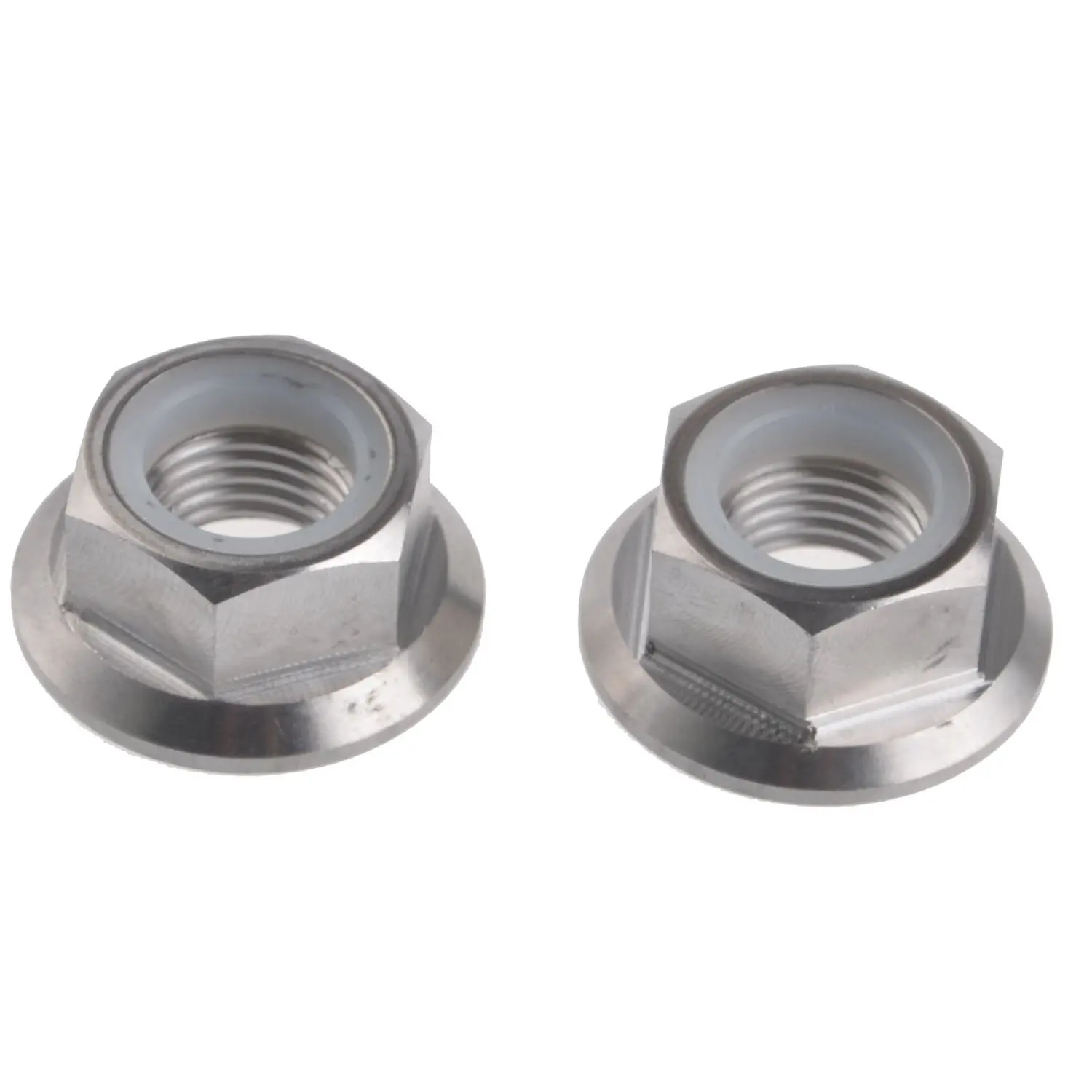 Grade 5 Titanium Ti Hex Flange M5 M6 M8 M10 Nut for Bike Autocycle Car Boat