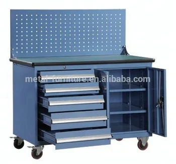 Garage Workstation Workshop Tool Trolley Chest Box Tool Cabinets