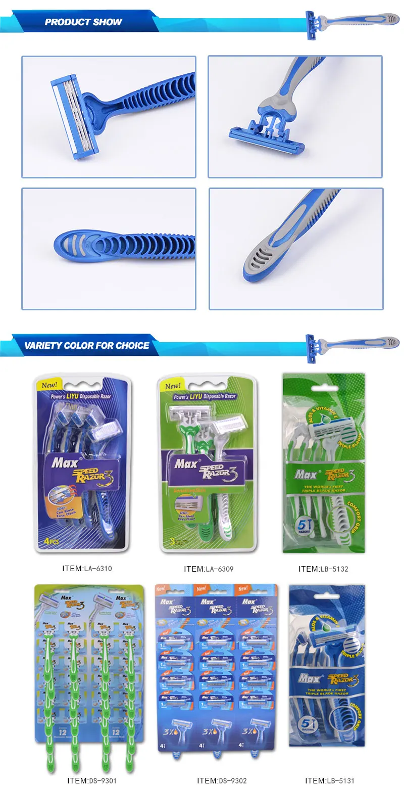 Hot Selling Sharp Blade Disposable Razors Manufacturer Triple Blade Razor Disposable Buy