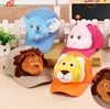custom fashion peaked cap with plush animal