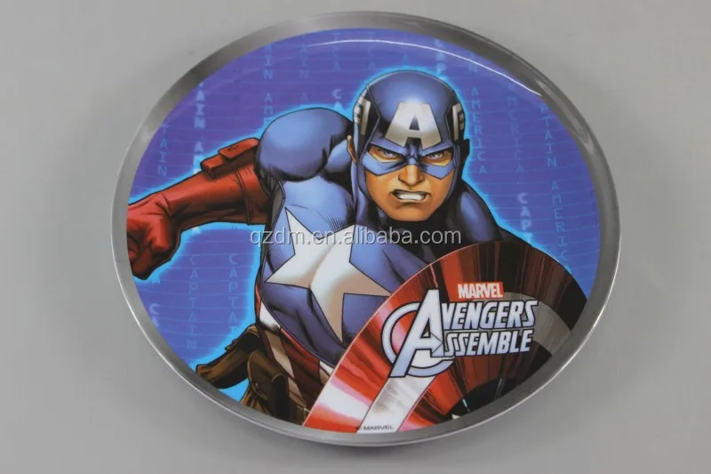 Customization Melamine Kid's Dinner Plate For Boy