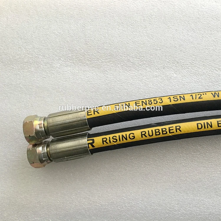 Din En 853 High Pressure Flexible Rubber Hose Expandable Hose Industry
