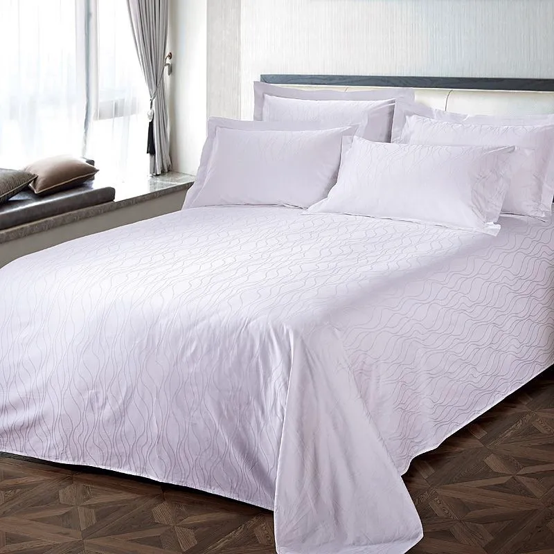 Wholesale Luxury Design High Quality 100 Cotton Colorful Hotel Bed