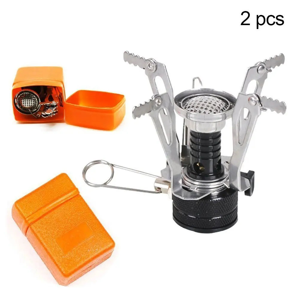 FOME Camping Gas Stove, SPORTS|OUTDOORS Ultralight Portable Backpacking Camp Gas-powered Stove Foldable Burner with Piezo Ignition One Year Warranty