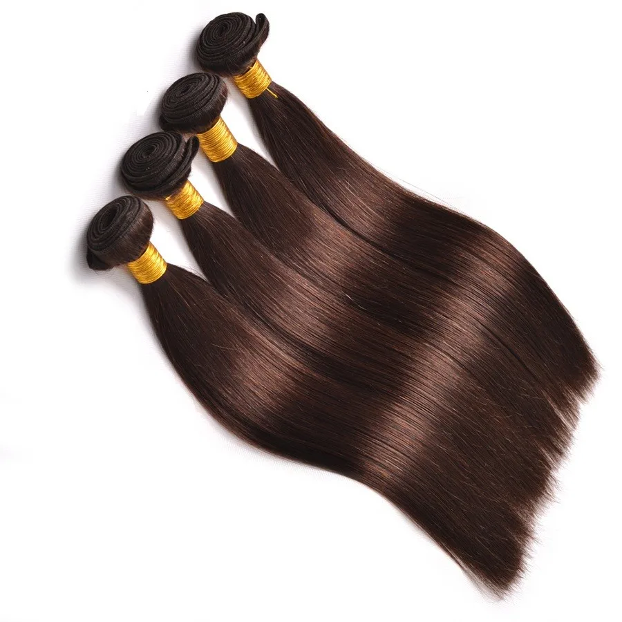Hot Chocolate Human Hair Straight Human Hair Weave Color 4 Buy