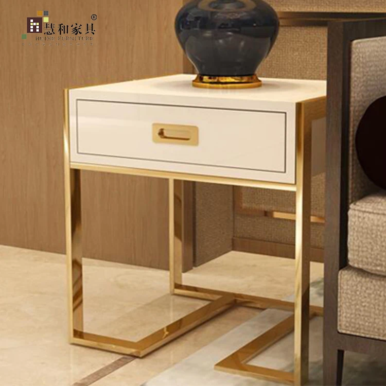 Custom Wholesale Classic Luxury Bedside Wood Table,Bedside Tables Of