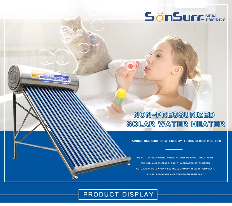 Source Powered Pond Convenient Solar Water Heater For Home Use on  m.alibaba.com