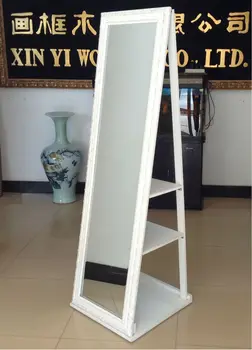 Wooden Rotating Framed Dressing Mirror Jewely Stand Wooden Rotating Framed Dressing Mirror Jewely Stand