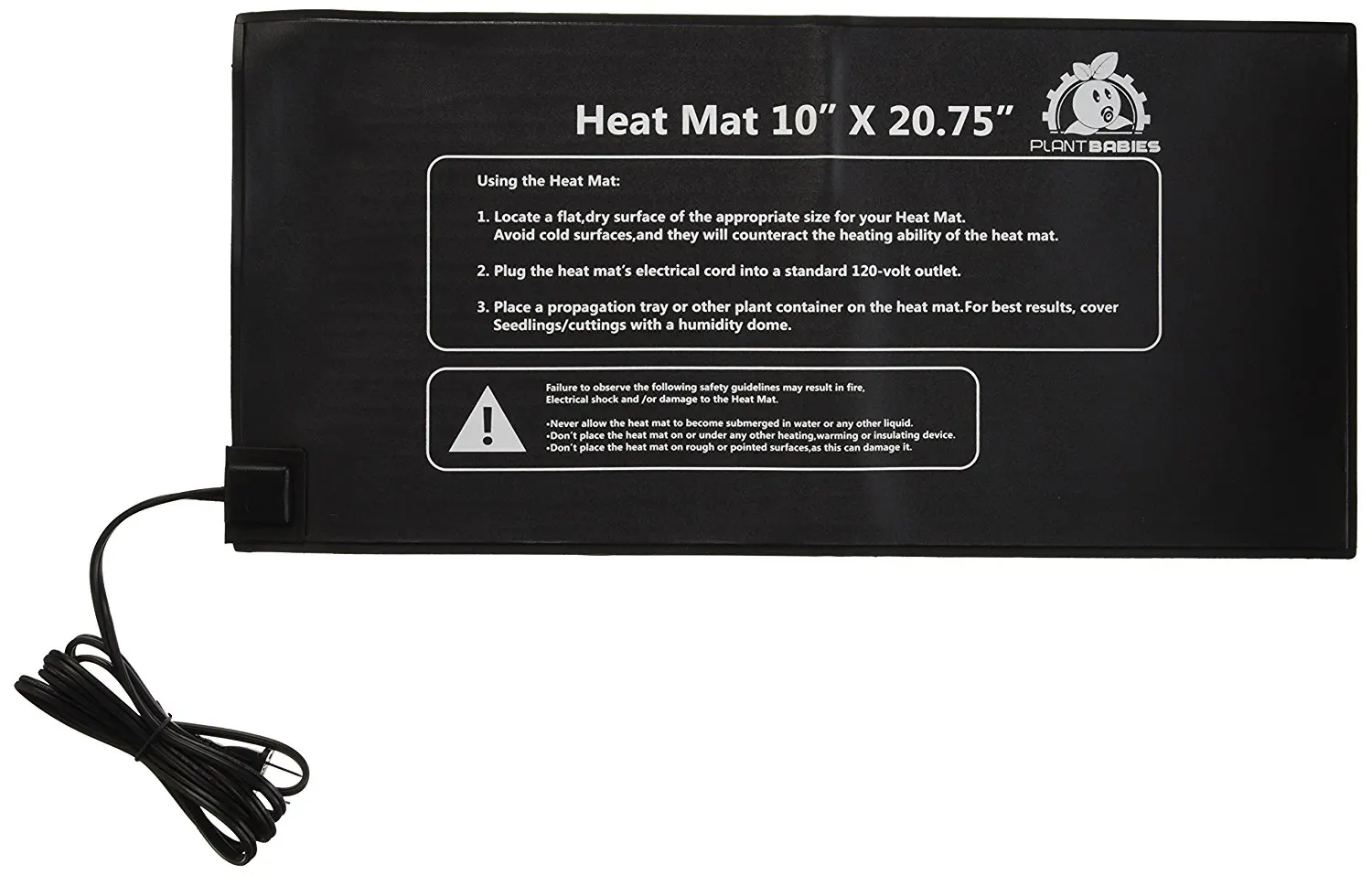 Seed Germination Heat Mat Find Get Quotations Plant Babies Seed Starter Propagation Heat Mat For Seedling Cloning Cutting And Germination