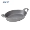 Wholesale Mini Cast Iron Oval Serving Dish With Two Handles