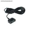 PVC Black Anti Static ESD Common Ground Cord with 10mm Snap Two Banana Jacks Ring or Crocodile Terminal