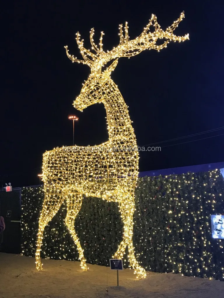 christmas reindeer lights