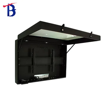 Custom Ip 65 Outdoor Metal Tv Lcd Monitor Security Wall Mount Tv Lcd Monitor Security Wall Mount