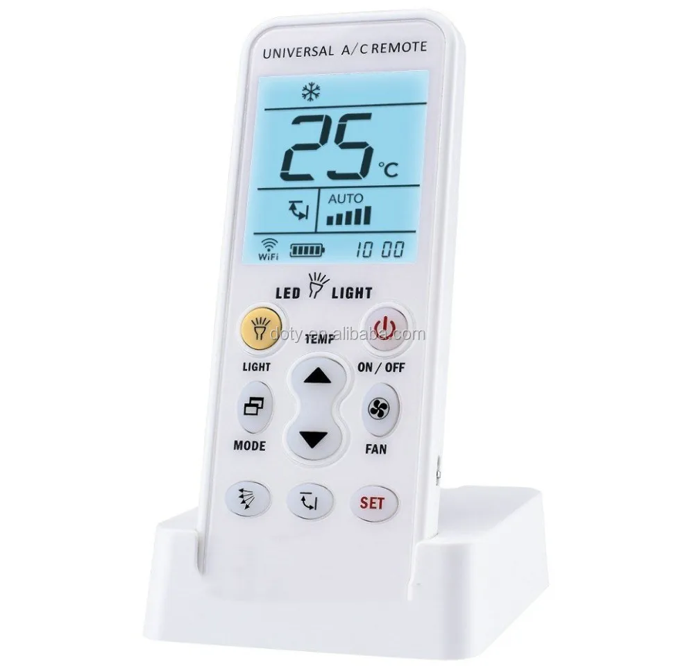 Universal A/C Remote Control: Programmable and Learning Features