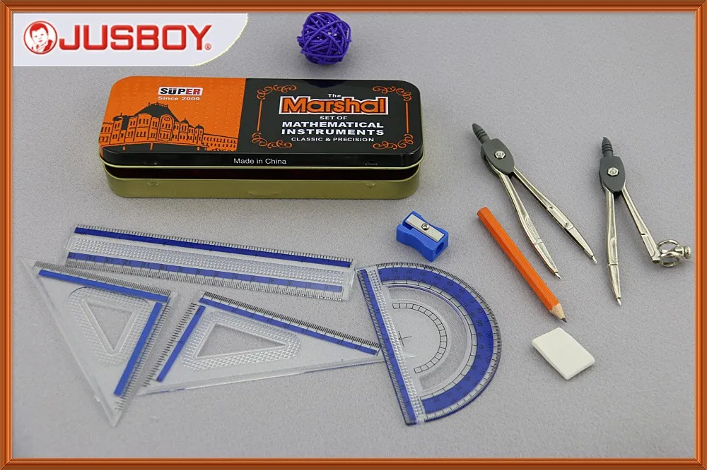 Marshal brand math geometry sets mathematical instruments compass math