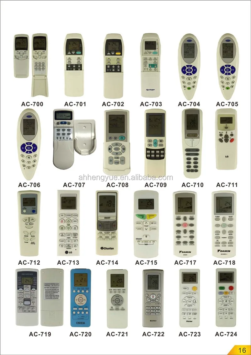 Wireless Remote Controller Universal Air Conditioner Remote Control For