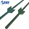 Factory Supplier Q 235 Rail Steel Light Duty 0.90 lb/ft 6 feet 3 Hole Studded T Post Used for Metal Farm Fence Hot Sell